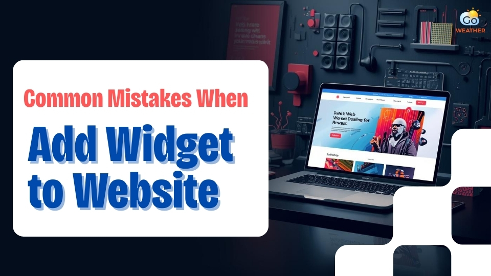 Common mistakes when adding widget to website