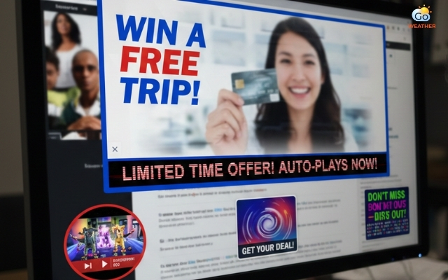 Distracting widgets interrupt the browsing experience