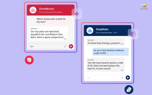 The AI chatbot widget is increasingly popular