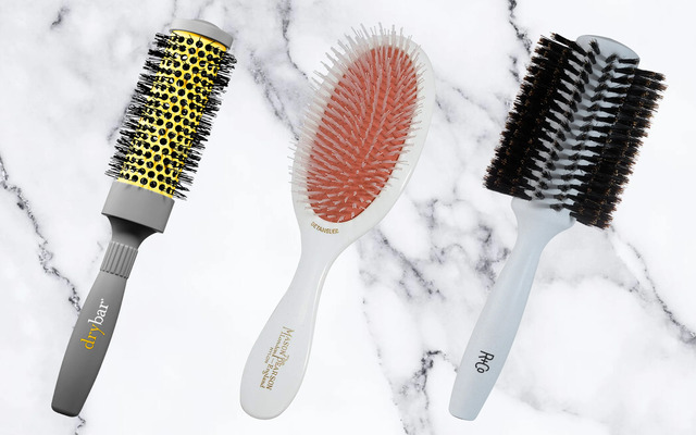  Consider investing in a high-quality hairbrush with natural bristles