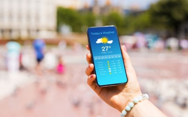  It’s beneficial to check weather online