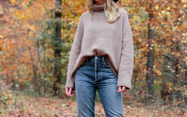  An outfit autumn with oversized knitwear