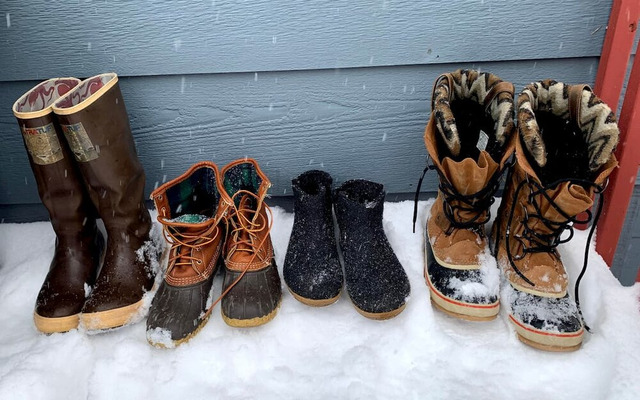  Winter boots are also made to keep your feet dry