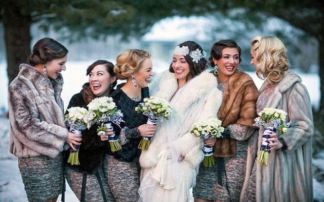  A winter wedding is ideal