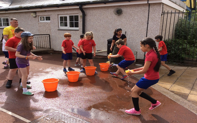  Water Bucket Race