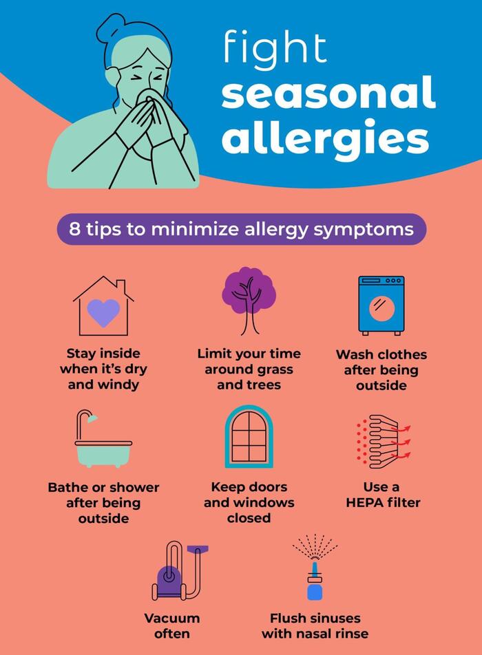  Tips to deal with seasonal allergies