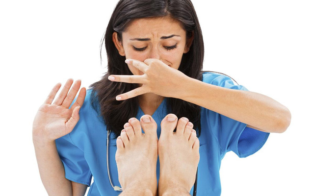  Foot odor sometimes might be a sign and symptom of a medical problem