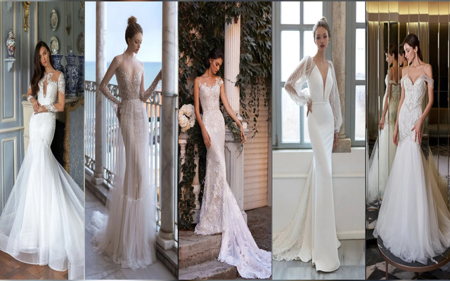  Choose a wedding dress for an inverted triangle shape bride