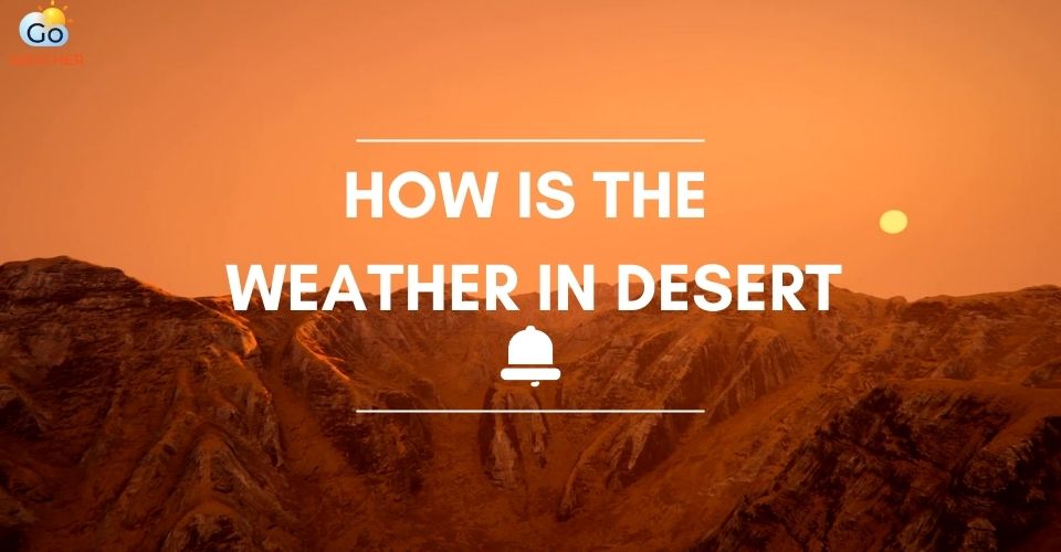 What is the weather like in a desert?