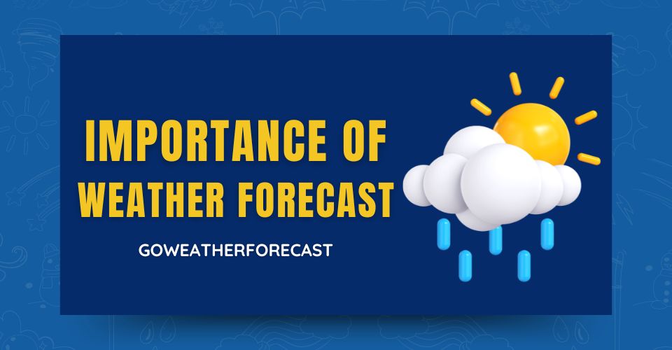 An important aspect of weather forecasting