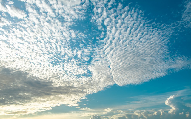  Altocumulus clouds