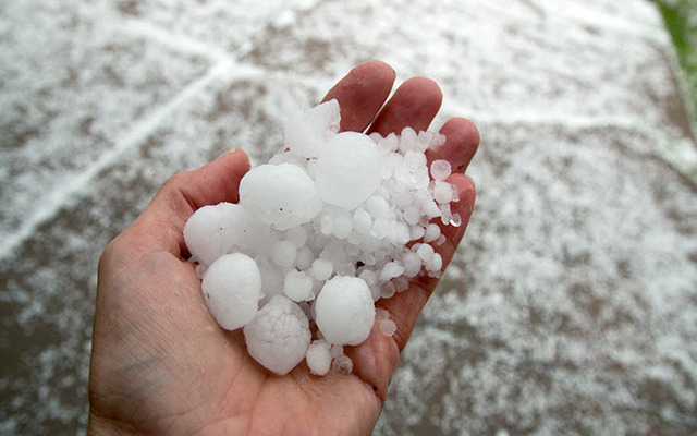  Hail is a type of precipitation