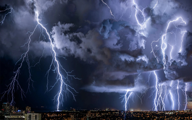  A thunderstorm is a rain shower, and there are thunders during the rain