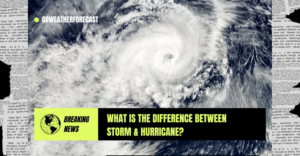 What's the difference between a storm and a hurricane?