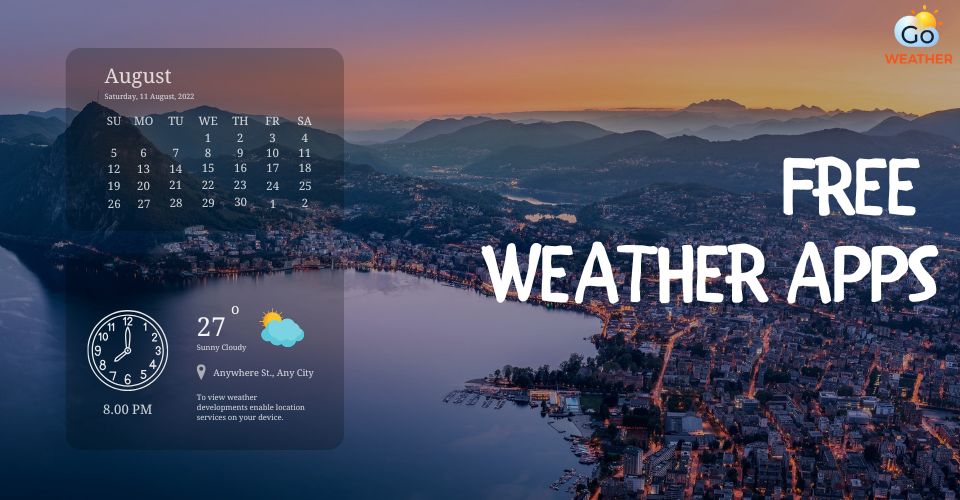  Free weather apps for my phone