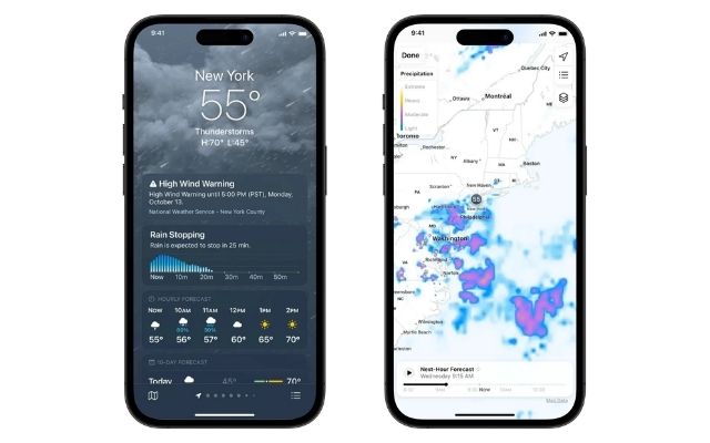  Dark Sky app