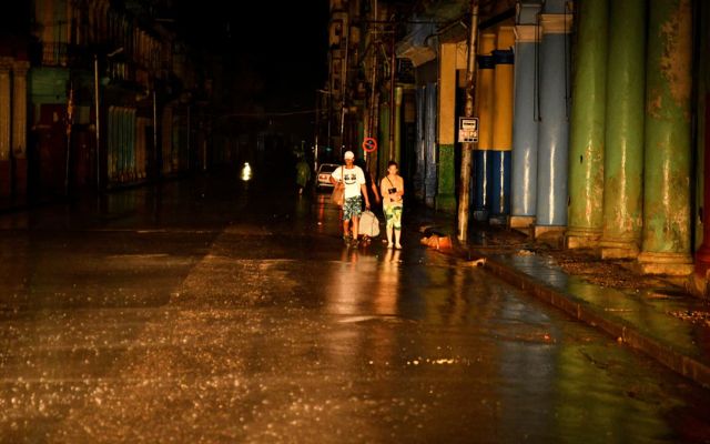 Hurricane Rafael has left Cuba without power