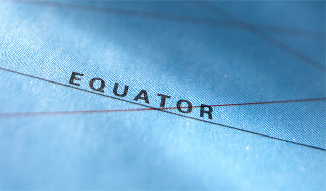 What is the climate at the equator? Is it hot all year round?