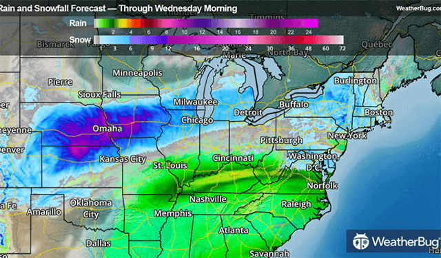 Central, Eastern U.S face with wintry mess