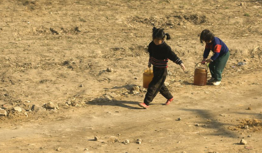 North Korea's severe spring drought led to scanty drinking water