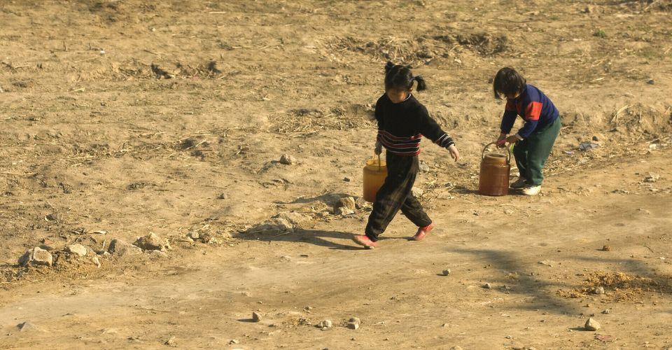 North Korea has to face drinking water scarce