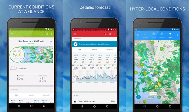 best android app for weather forecast