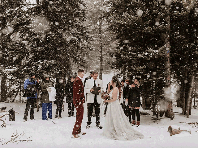 best time to have a winter wedding