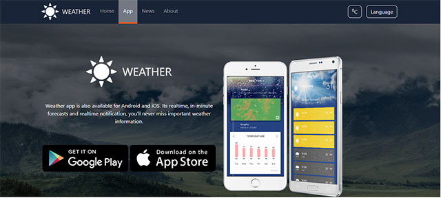 weather app 