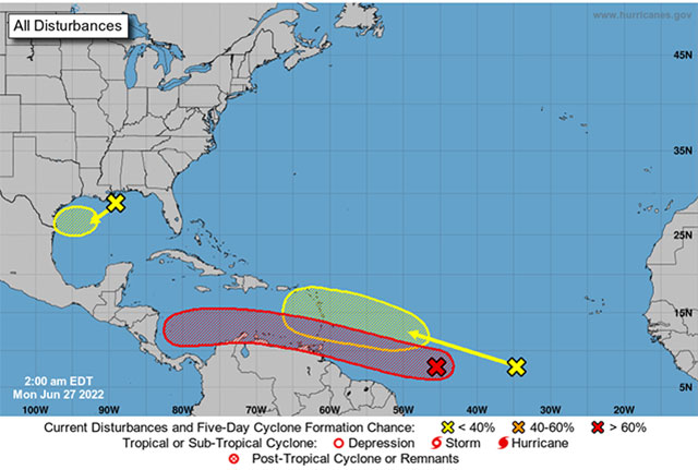 Three Tropical Cyclones To Twirl In The Atlantic