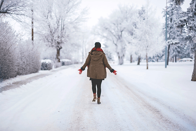 snow weather outfits